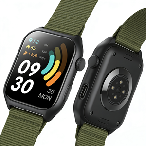 Montre connectée sportive tendance avec suivi de la fréquence cardiaque, étanche, tracker d'activité compatible avec <span class=keywords><strong>iPhone</strong></span> - Product Image 4