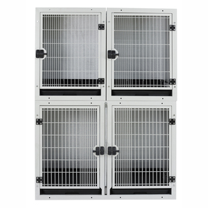 Plastik dip-in treated grid dan Plastic waste tray KA-505 Galvalume Cage galvanis baja heavy duty powder coating pet cage - Product Image 2