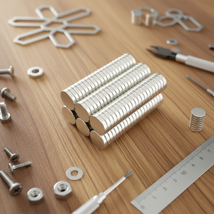 מגנטים ניאודימיום דיסק חזקים N52 בגודל 6x3 מ\\\"מ, מגנטים ניאודימיום מצופים N52 בגודל 6x3 מ\\\"מ, מגנטים ניאודימיום 6 מ\\\"מ <span class=keywords><strong>X</strong></span> 3 מ\\\"מ D6x3 - Product Image 1