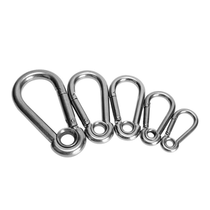 Tùy chỉnh sản phẩm Trung Quốc sản xuất giá cả cạnh tranh an toàn Carabiner leo núi Snap <span class=keywords><strong>hook</strong></span> với thép không gỉ din5299 - Product Image 4