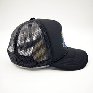 Casquette Trucker Unisexe 5 Panneaux en Mousse, Broderie Personnalisée, Écusson Tissé, Visière Courbe, en Maille – Prix de Gros OEM - Product Image 5