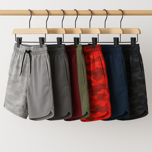 Pantalones Cortos Deportivos 2 en 1 con Logotipo Personalizado, Transpirables, 100% Poliéster, Casuales, Lisos, para Gimnasio, Fitness, Culturismo, con Bolsillos Activos, Sin Costuras - Product Image 3