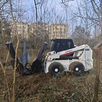 Transplanteur d'arbres, pelle de déracinement, machine de transplantation, chargeuse sur pneus à moteur diesel, mini-chargeuse compacte diesel