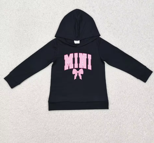 Abbigliamento per Bambina RTS, Maglietta con Stampa Floreale e Fiocchi, Felpa con Cappuccio a Maniche Lunghe - Product Image 4