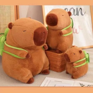 Peluche Kapybara sur mesure avec tortue sur le dos, jouet créatif et amusant, poupée en peluche, cadeau préféré des enfants, CPC - Product Image 2