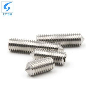 Tornillos de Fijación Puntiagudos de Acero Inoxidable 304 de Shanghai Guang Hardware, M4 M5 M6 M12, Hexagonales Internos, Sin Cabeza, Rosca Métrica DIN914 - Product Image 1