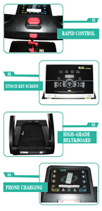 Painel de controle comercial botão esteira e design curvo ergonômico - Product Image 4