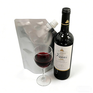 Bolsa de aluminio ecológica, bolsa de sellado térmico, aislamiento de oxígeno, bolsa de pie con boquilla Fpr Champagne Soda Tequila - Product Image 1