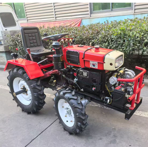 Tractor Agrícola con Ruedas, Cultivador Multifuncional Diésel de 12hp, 15hp, 18hp, Mini Tractor de un Solo Cilindro - Product Image 6