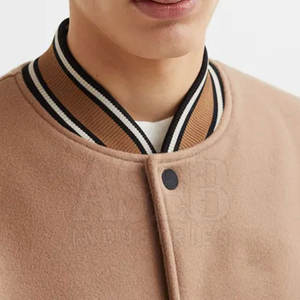 Meilleur matériau Vestes Letterman pour hommes Col montant respirant à séchage rapide Style de rue haute pour l'hiver Fabriqué au Pakistan - Product Image 3