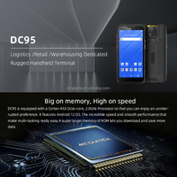 Dingdata DC95 PDA industriel robuste Android 12 avec écran de 5,45 pouces, 32 Go, processeur Cortex-A53 Octa-core 2,0 GHz, appareil photo 5MP, lecteur de codes-barres