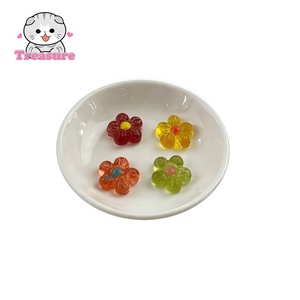 Caramelos de Navidad con forma de sandía, hamburguesa, corazón, cola y flores, brochetas de frutas masticables, caramelos con forma de frutas - Product Image 5