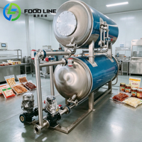 Autoclave alimentaire haute pression, cuve de stérilisation à haute pression continue, cuve de stérilisation haute température
