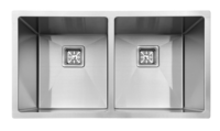 Évier de cuisine double en acier inoxydable fait main 304 SS, grand évier profond, OEM ODM personnalisé