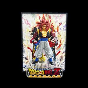 DRAGON BAII Super Saiyan 4 Son Goku, figurine d'anime en 3D stéréoscopique encadrée, peinture créative, ornement de bureau et de mur - Product Image 6