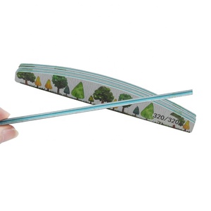 Ücretsiz örnekler kireç unghie 80 100 180 240 320 Grit japon zımpara tırnak törpüsü OEM yaratıcı renkli baskı tırnak törpüsü - Product Image 3