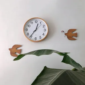 1pc Simple bois oiseau artisanat Homing <span class=keywords><strong>décoration</strong></span> <span class=keywords><strong>murale</strong></span> hirondelle <span class=keywords><strong>japonaise</strong></span> bloc de bois pendentif créatif <span class=keywords><strong>décoration</strong></span> de chambre d'enfant - Product Image 3