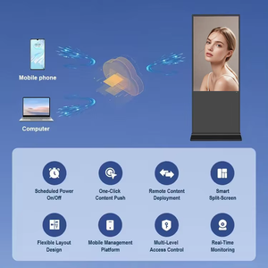 43 49 55 65 inch dọc kỹ thuật số biển hiển thị CMS phần mềm đám mây bảng quảng cáo màn hình cảm ứng kiosk cho cửa hàng - Product Image 4