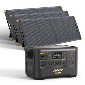 สถานีพลังงานแสงอาทิตย์แบบพกพา PECRON F3000LFP 3600W 3072Wh คลื่นไซน์บริสุทธิ์ 110V/220V ปลั๊ก EU/US สำหรับตั้งแคมป์กลางแจ้ง - Product Image 4