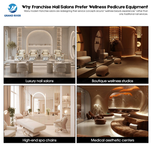 Fauteuil de pédicure de luxe Grandriver avec brumisateur électrique, chaise de pédicure Thera Mist pour salon de manucure, fauteuil de <span class=keywords><strong>massage</strong></span> pour pédicure et spa des pieds - Product Image 6
