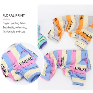 Wholesale Luxury Summer Pet Apparel T-Shirt Stripe Printing <b>Designers</b> <b>Dog</b> <b>Clothes</b> - Product Image 4