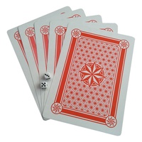 Eğlence süper Jumbo Poker kartları için JP024 büyük boy oyun kartları