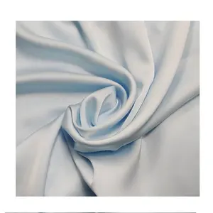 50D Satin Chiffon Fabric 100% Polyester Thick Satin For Pajama Dress