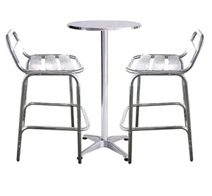 من المصنع مباشرة تصميم حديث كراسي طاولة مقهى كرسي دوار معدني كرسي بار للكبار