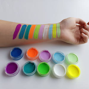 Pintura facial de color pastel de 10g para <span class=keywords><strong>Halloween</strong></span> Delineador de ojos activado por agua fácil de usar para pintura corporal para niños - Product Image 4