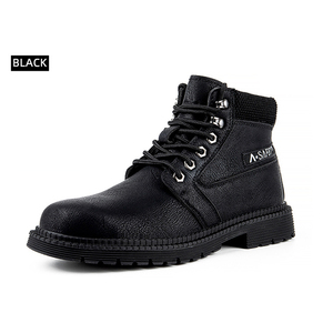 Léger <span class=keywords><strong>En</strong></span> Cuir véritable hommes bottes de travail Chaussures de Sécurité De La construction - Product Image 2
