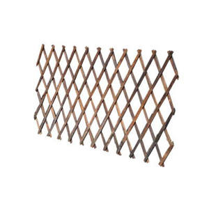 Clôture en <span class=keywords><strong>treillis</strong></span> en <span class=keywords><strong>bois</strong></span> télescopique anti-corrosion carbonisée facilement assemblée cadre d'escalade de <span class=keywords><strong>plante</strong></span> verte moderne grille d'escalade - Product Image 5
