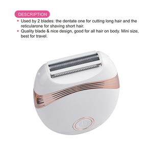 Maquinilla de afeitar con diseño de concha <span class=keywords><strong>para</strong></span> mujer, Afeitadora eléctrica indolora con batería - Product Image 4