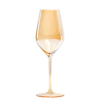 SUNYO Verres à Vin et Flûtes à Champagne en Cristal Sans Plomb Ambré Faits Main et Personnalisés pour Mariage et Fête