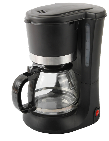 Convenient User-Friendly Stainless Steel Mini Automatic Drip Coffee Maker Programmable Electric Function 10-Cup Household