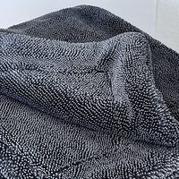 Serviette de Voiture en Microfibre Personnalisée 1200GSM et 1400GSM, Haut de Gamme, Serviette de Lavage de Voiture Sans Bordures, à Boucles Torsadées, pour Séchage