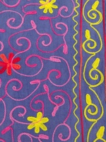 Nappe de table de mariage ovale personnalisable, faite à la main, moderne, indienne, imprimée mandala, 100% coton, motif rayé, jetable