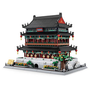 Wange 7210-14 Chongqing Hongyadong Architecture Building <b>Blocks</b> Model Assembly Toy For Teenagers 800+ Pieces - Product Image 1