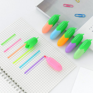 Regalo publicidad novedad papelería creativa nuevo diseño de verano hielo estilo crema de maíz resaltador con logotipo personalizado - Product Image 2