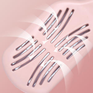 <span class=keywords><strong>2025</strong></span> yeni tasarım silikon kolu kavrama plastik tarak ucuz Detangler yuvarlak saç fırçası şekillendirme saç tüm saç tipleri için mükemmel - Product Image 3