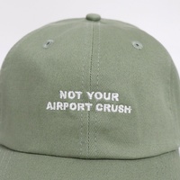 Gorra de béisbol ajustable Vintage de algodón con bordado plano personalizado lavada para hombres y mujeres europeas al por mayor