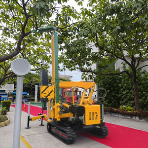 Portable <b>Mini</b> Diesel Engine Fence Pile Driver Hydraulic Mobile Crawler <b>Air</b> <b>Compressor</b> Remote Monitoring Forestry Machinery for - Product Image 3