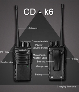 Whosale Chierda CD-K6 dài phạm vi <span class=keywords><strong>10</strong></span> <span class=keywords><strong>Meter</strong></span> cầm tay Walkie Talkie ham đài phát thanh - Product Image 3