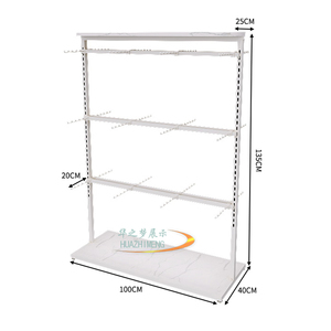 Tùy Chỉnh Vàng Bán Lẻ Đồ Lót Hiển Thị Quần Áo Cửa Hàng Hiển Thị Giá Đứng Kim Loại Quần Áo Hiển Thị Kệ - Product Image 5