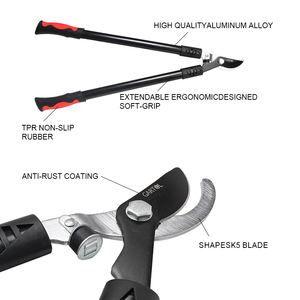 HA4910S-1 Factory Direct Gardening Industrial Garden Pruning Shears <strong>Telescopic</strong> Carbon Steel <strong>Tree</strong> Bypass <strong>Lopper</strong> - Product Image 4
