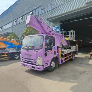 รถบรรทุกติดตั้งเครื่องจักรยกสูง 1suzu 33 เมตร ยูโร 6 แบบแขนยืดตรง สำหรับงานบำรุงรักษาไฟถนนและระบบไฟฟ้าในเขตเทศบาล - Product Image 5
