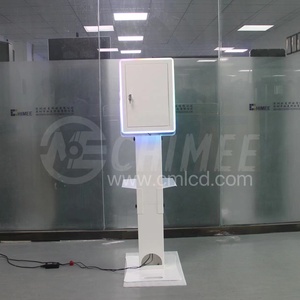 บูธถ่ายภาพสําหรับแผ่นขนา<span class=keywords><strong>ด</strong></span> 12.9 10.9 นิ้วพร้อมไฟแฟลชและไฟ LED รอบๆ บูธเสริมความงาม - Product Image 4