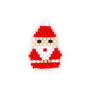 MI-P190179 Moyamiya Miyuki Santa colgante encanto regalos de navidad encantos para la fabricación de la joyería colgante - Product Image 1