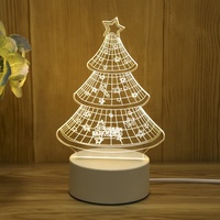 Lampe de nuit en acrylique multicolore à illusion 3D personnalisée, cadeau pour enfants, chambre à coucher, lampe de table moderne, tactile avec charge USB