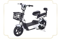 Scooter de cyclomoteur électrique deux places 48v Street Legal avec vélo électrique à moteur 1500W