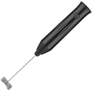Mousseur à lait électrique KD-309 noir et blanc en ABS, mélangeur à café portatif pour la cuisine - Product Image 3